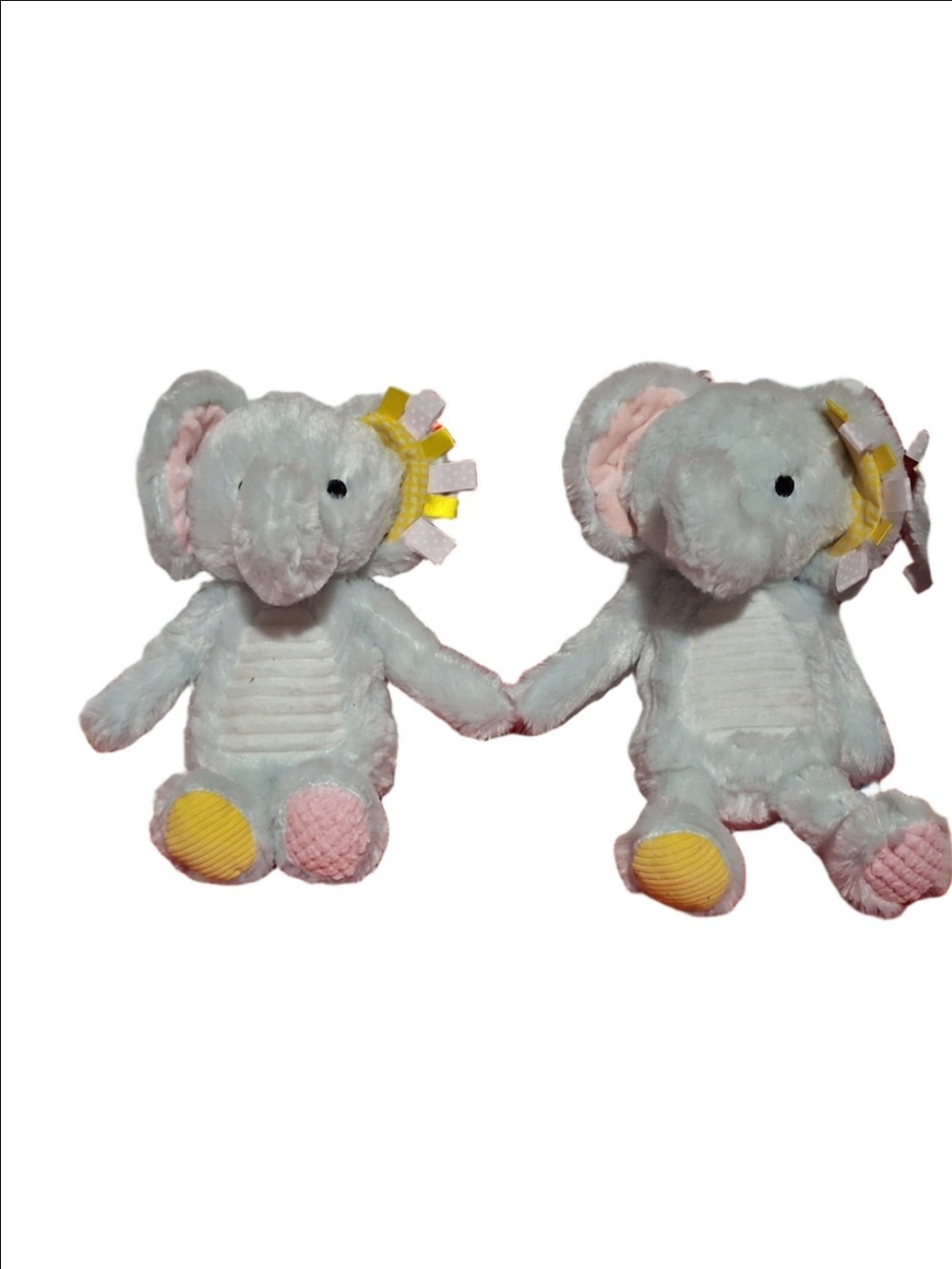 Grey Elephant Plush Toy - Soft Baby Comfort
